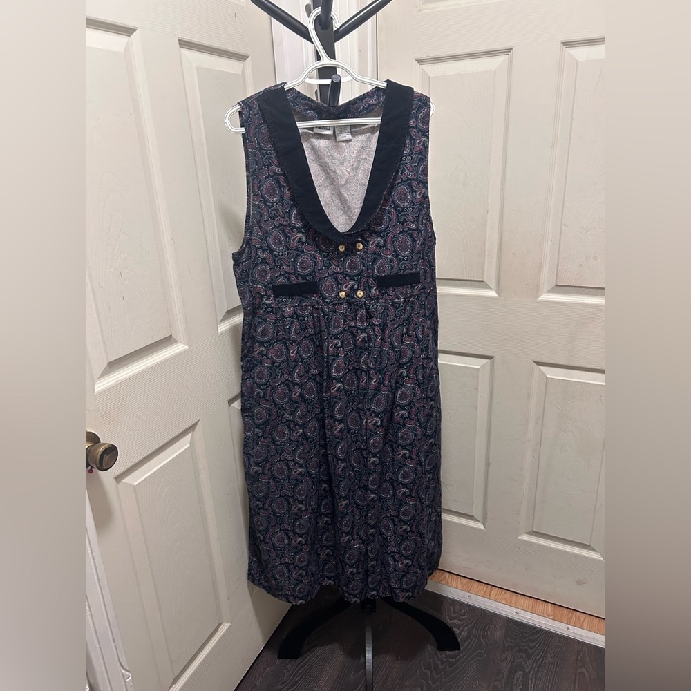 Vintage  Capacity Paisley Midi Jumper dress
